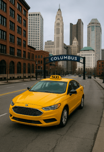 Taxi in Columbus Ohio short story by Edward C Hartshorn at CrazyFiction